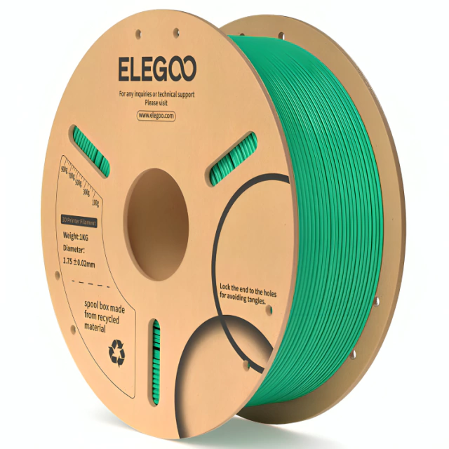 VERDE MARINO PLA Elegoo Filamento Diámetro 1,75mm 50.203.0108