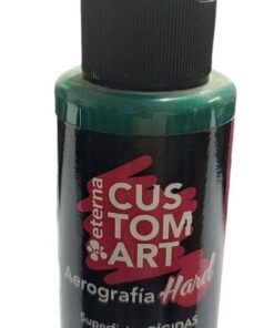 VERDE MUSGO Pintura Aerografia Eterna Hard Superficies Rigidas 50ml X 15 COD 70