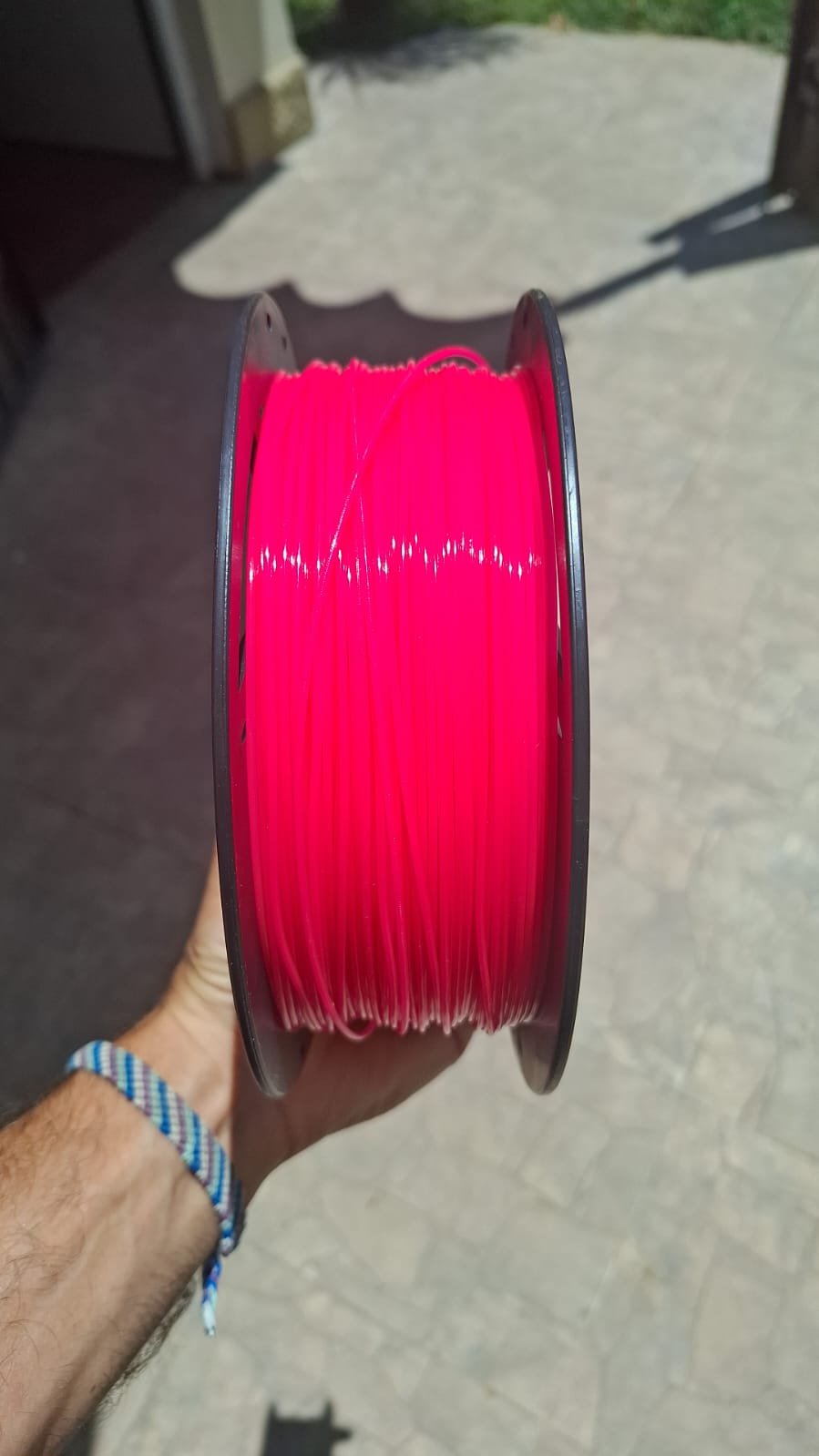 MAGENTA FLUO PLA GRILON FILAMENTO 3D 1.75MM 1KG - Imagen 4