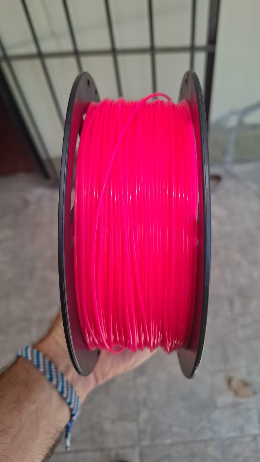 MAGENTA FLUO PLA GRILON FILAMENTO 3D 1.75MM 1KG
