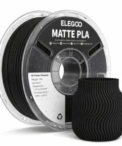 NEGRO MATTE PLA Elegoo Filamento Diámetro 1,75mm 1kg 50.203.0363