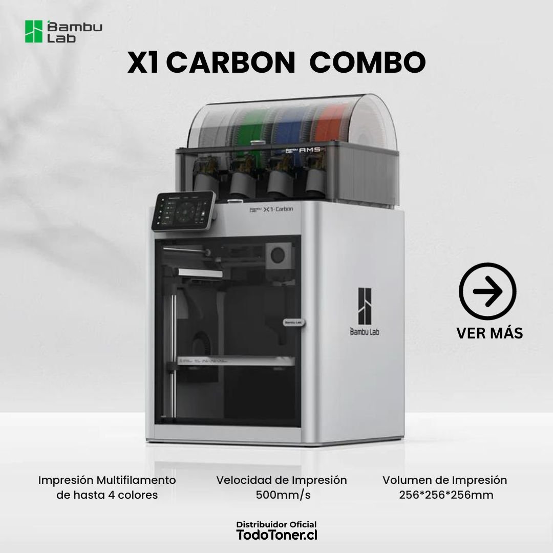 X1 Carbón Combo de exposición 256x256x256 Impresora 3D FDM Bambu Lab usada 30 días de garantía se retira armada en suc moron - Imagen 3