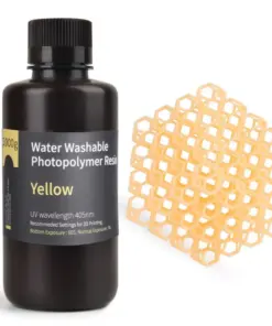 RESINA ELEGOO LAVABLE AL AGUA 1 KG AMARILLO 50.103.0012
