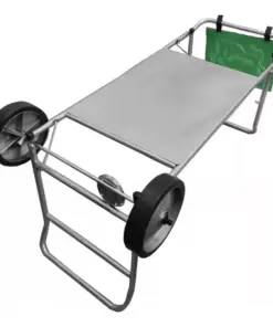 Carro mesa playero de acero plegable