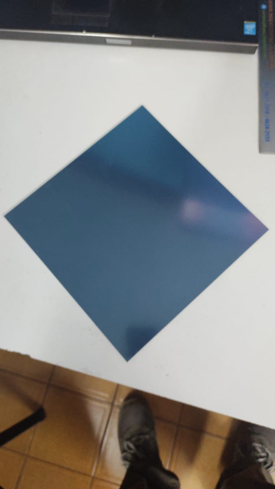 CHAPA INOX GENERICA 235X235MM 0.4 ESPESOR