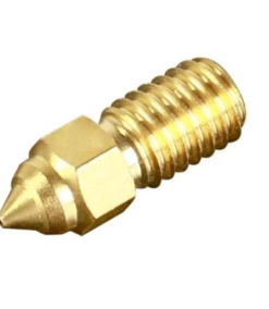 Pico 0.6mm Ender 7 - V3 SE Nozzle Bronce ALTO FLUJO Largo 17mm 32428