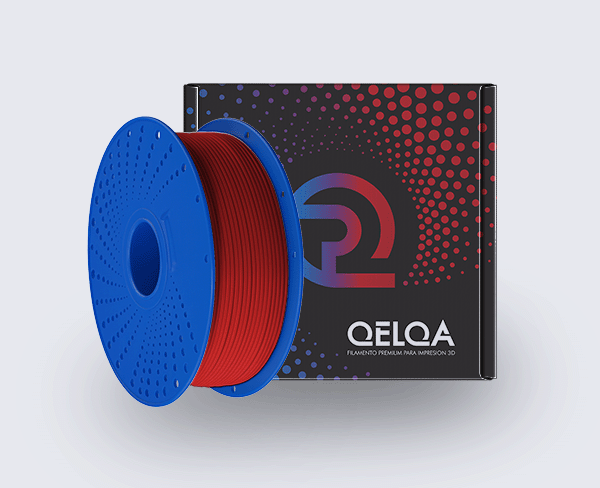 ROJO (RED) PLA QELQA FILAMENTO 3D 1.75MM 1KG