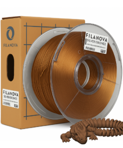 Silver Bronce Plata Bronce Filamento PLA Dual Color  Filanova x 1Kg